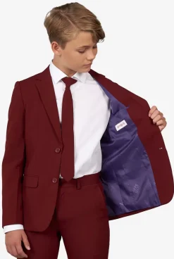 Discount OppoSuits Blazing Burgundy