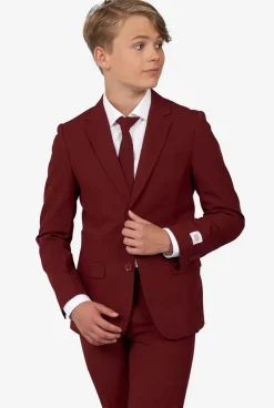 Discount OppoSuits Blazing Burgundy
