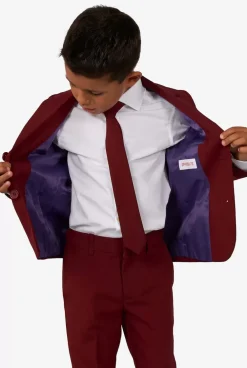 Fashion OppoSuits Blazing Burgundy