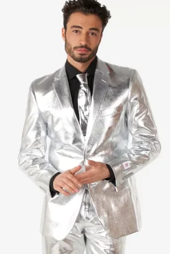 Cheap OppoSuits Shiny Silver