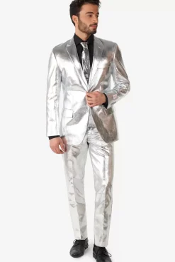 Cheap OppoSuits Shiny Silver