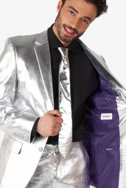 Cheap OppoSuits Shiny Silver