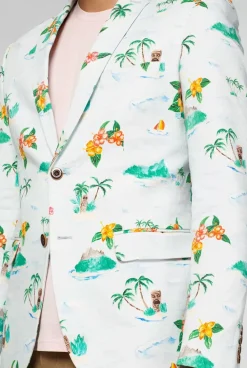 Fashion OppoSuits Tropical - Hawaiian - Aloha Blue