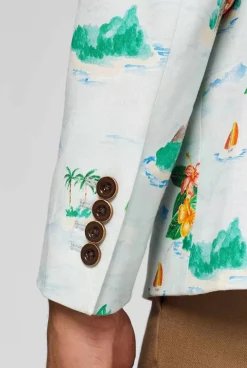 Fashion OppoSuits Tropical - Hawaiian - Aloha Blue