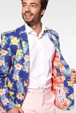 Best OppoSuits Tropical Flowers - Blue