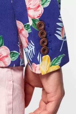 Best OppoSuits Tropical Flowers - Blue