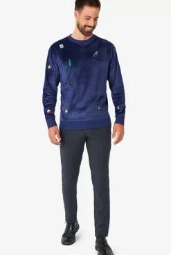 Store OppoSuits Velvet Navy - Xmas Icons