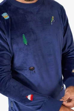 Store OppoSuits Velvet Navy - Xmas Icons