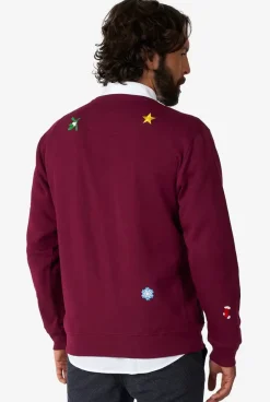 Sale OppoSuits X-Mas Icons - Burgundy